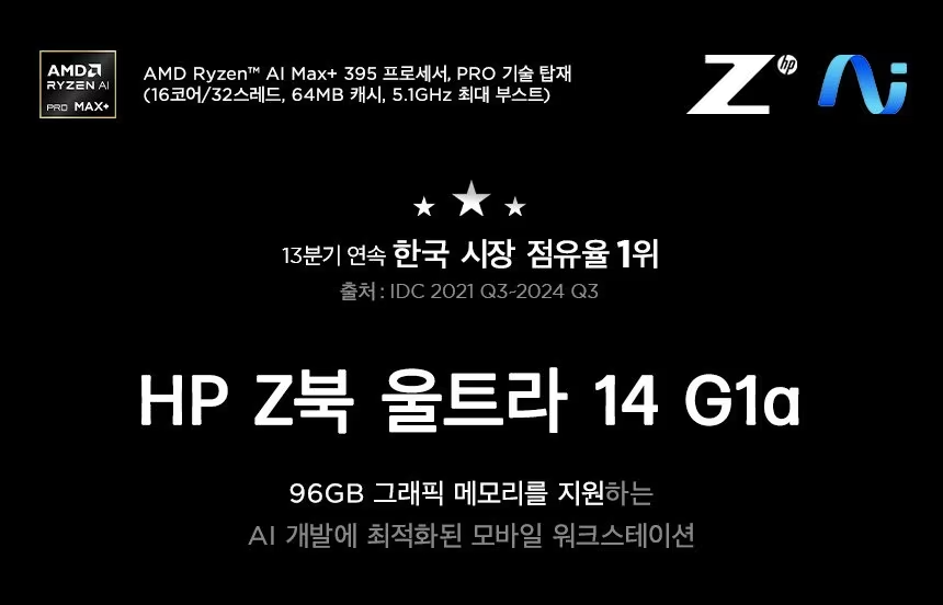 HP ZBook Ultra 14 G1a 모바일 워크스테이션 - C80Q9PT